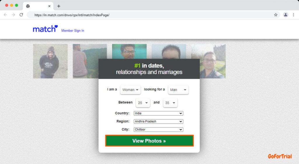 Match-Free-Trial