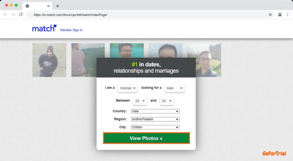 Match-Free-Trial