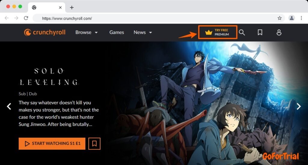 Crunchyroll Free Trial