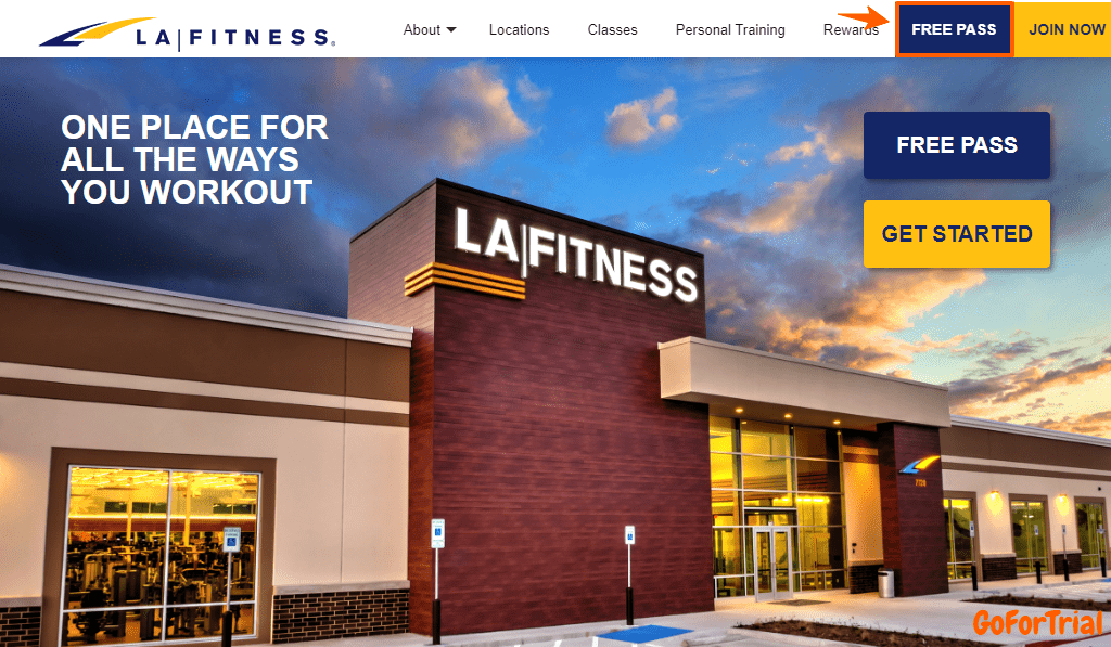 LA Fitness Free Day Pass
