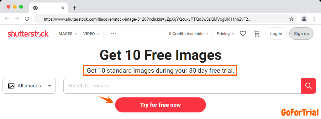 Shutterstock Free Trial