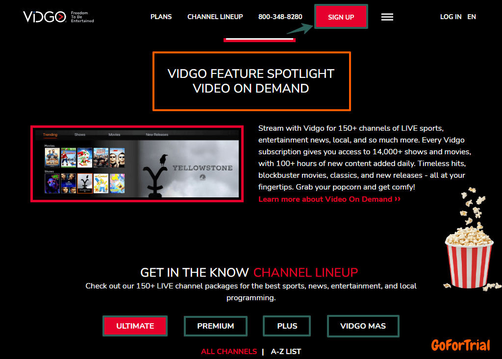 vidgo free trial