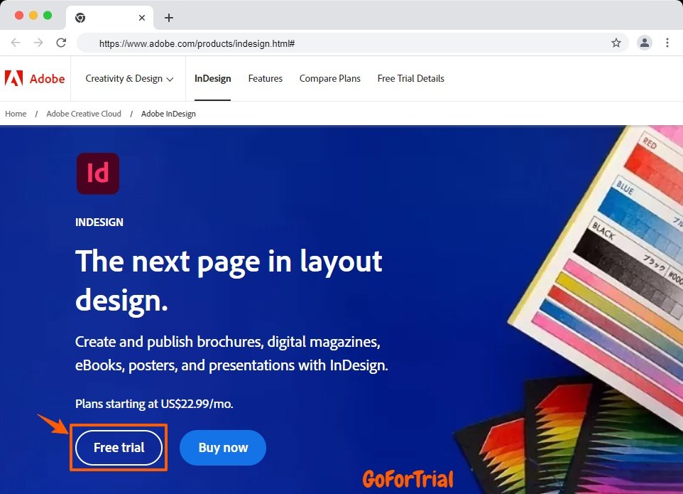 Adobe InDesign Free Trial