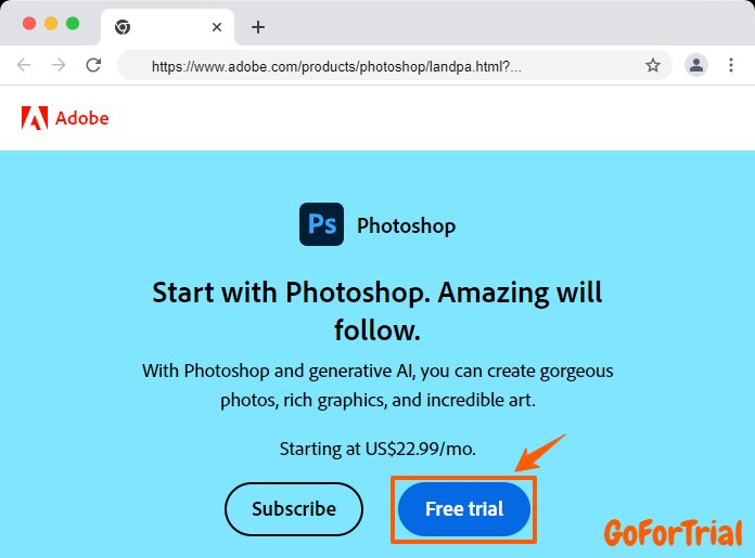 Adobe Photoshop Free Trial