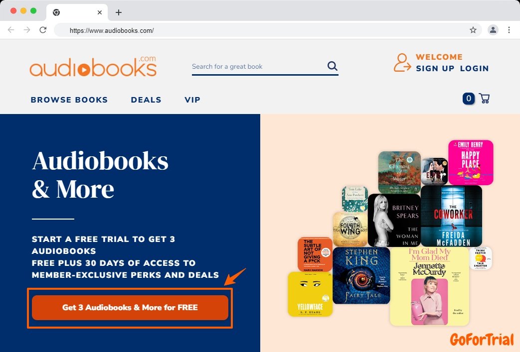 Audiobooks.com Free Trial