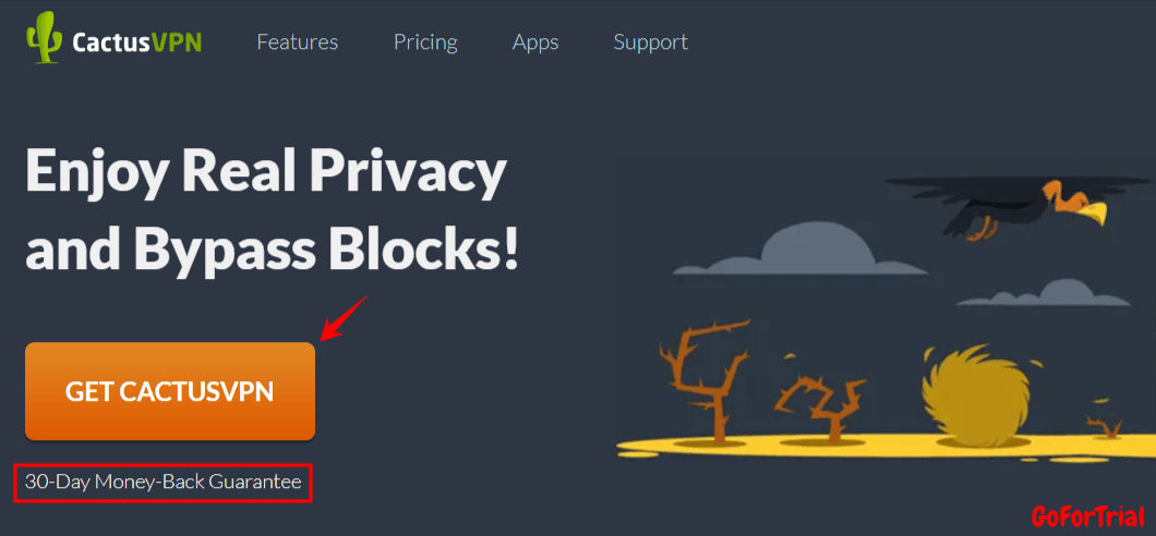 15 Best VPN Free Trials in 2026: Try Risk-Free for 30 Days Without Credit Card 10 CactusVPN 30 Days Risk-Free Trial