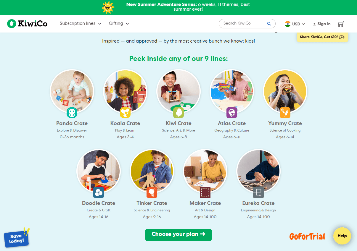 KiwiCo Free Trial, Start Your Trial Account for Free 2 KiwiCo Plans