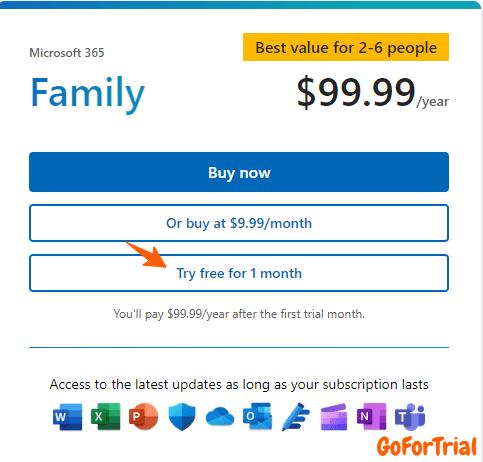 Microsoft Family Plan