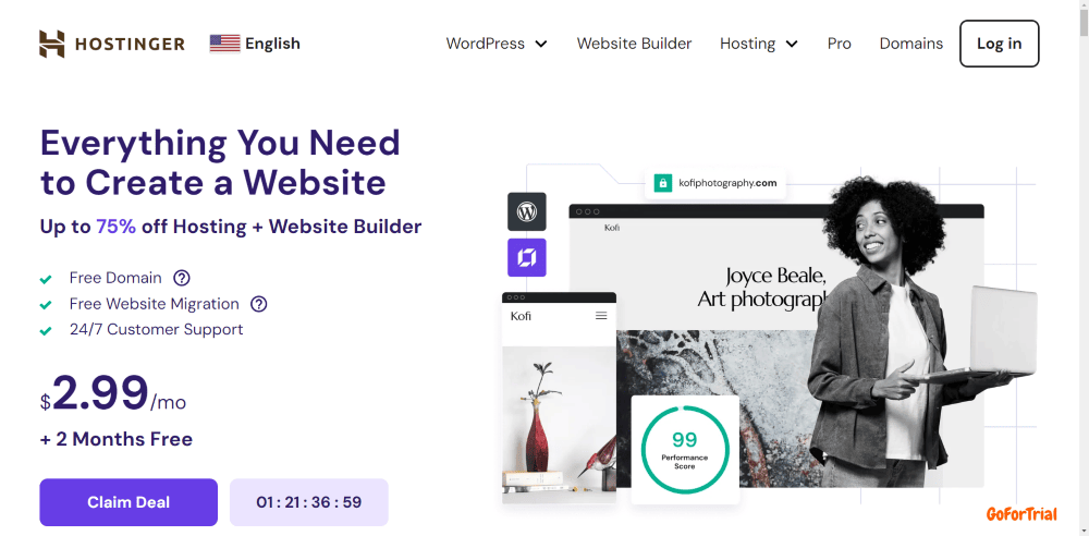 12 Best WordPress Hosting Free Trials 2026 (Upto 60 Days) 1 Why Try Hostinger