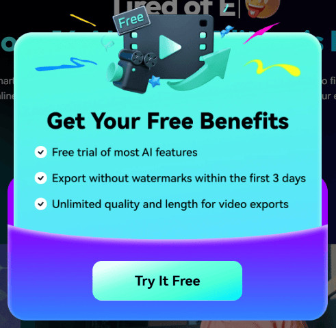 Free Filmora Trial: A Complete Guide to Get This Trial 3 Filmora Popup banner