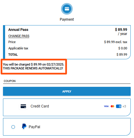 Enter your payment details BTN Plus